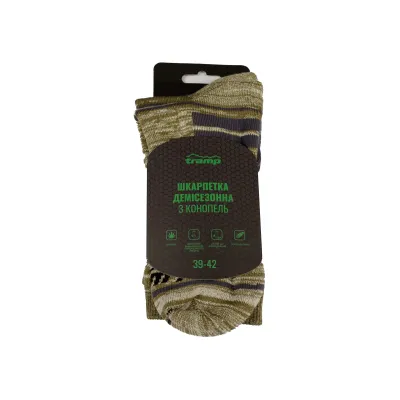 Носки демисезонные Tramp из конопли UTRUS-006-melange, 39/42 - 1 - Robinzon.ua