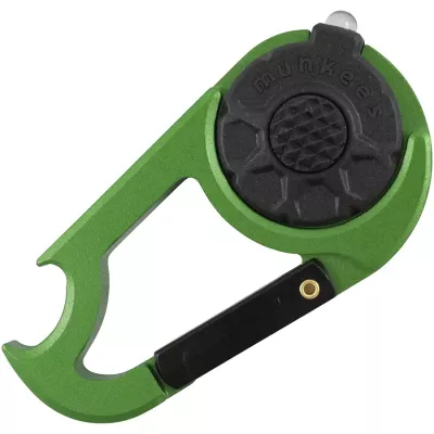 Munkees 1089 брелок-фонарик Carabiner LED with Bottle Opener NEW grass green - Robinzon.ua