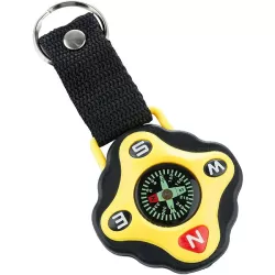 Munkees 3155 брелок-компас Key Fod Compass black-yellow - Robinzon.ua