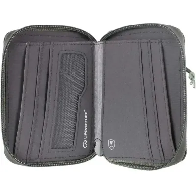 Lifeventure гаманець Recycled RFID Bi-Fold Wallet olive - 2 - Robinzon.ua