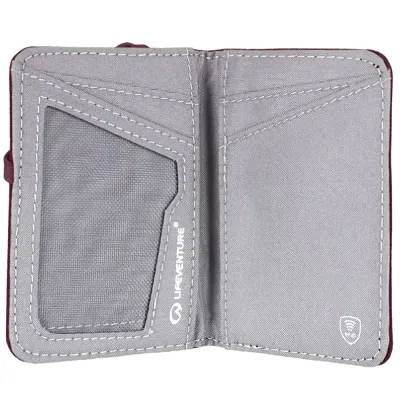 Lifeventure кошелек Recycled RFID Card Wallet plum - 2 - Robinzon.ua
