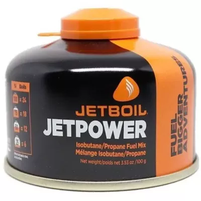 Різьбовий газовий балон Jetboil Jetpower Fuel Blue, 100 г (JB JF100-EU) - Robinzon.ua