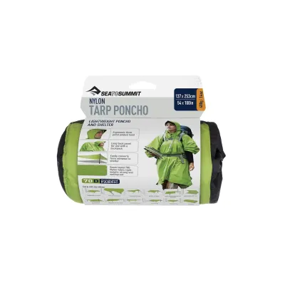 Дощовик-тент Tarp Poncho Green, 265 х 145 см від Sea to Summit (STS APONCHOGN) - 3 - Robinzon.ua