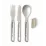 Набір столових приладів (ніж, виделка, ложка) Sea to Summit Detour Stainless Steel Cutlery Set (STS ACK036021-121801) - Robinzon.ua