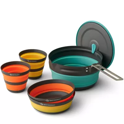 Набір посуду Sea to Summit Frontier UL Collapsible One Pot Cook Set w/ 2.2L Pot, на 2 персони (STS ACK026031-122101) - Robinzon.ua