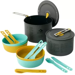Набір посуду Sea to Summit Frontier UL Two Pot Cook Set, 14 предметів, на 4 персони (STS ACK027031-122106) - Robinzon.ua