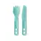 Набір столових приборів Sea to Summit Passage Cutlery Set, 2 Piece, Aqua Sea Blue (STS ACK035021-120203) - Robinzon.ua