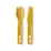 Набір столових приборів Sea to Summit Passage Cutlery Set, 2 Piece, Arrowwood Yellow (STS ACK035021-120901) - Robinzon.ua