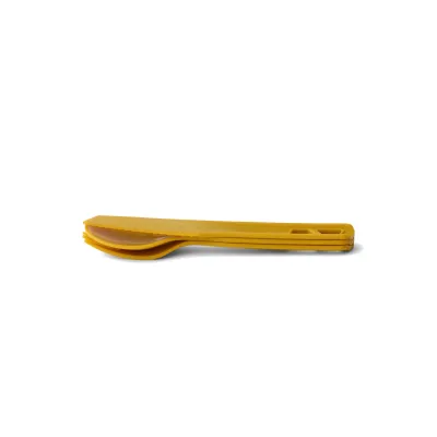 Набор столовых приборов Sea to Summit Passage Cutlery Set, 3 Piece, Arrowwood Yellow (STS ACK035021-120905) - 1 - Robinzon.ua