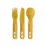Набір столових приборів Sea to Summit Passage Cutlery Set, 3 Piece, Arrowwood Yellow (STS ACK035021-120905) - Robinzon.ua