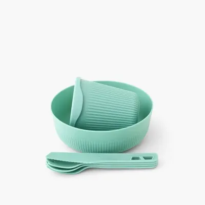 Набор посуды Sea to Summit Passage Dinnerware Set, 1P, 6 Piece, Aqua Sea Blue (STS ACK037051-120215) - 2 - Robinzon.ua
