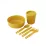 Набір посуду Sea to Summit Passage Dinnerware Set, 1P, 6 Piece, Arrowwood Yellow (STS ACK037051-120913) - Robinzon.ua