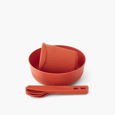 Набор посуды Sea to Summit Passage Dinnerware Set, 1P, 6 Piece, Spicy Orange (STS ACK037051-120816) - 2 - Robinzon.ua