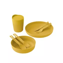 Набір посуду Sea to Summit Passage Dinnerware Set, 1P, 7 Piece, Arrowwood Yellow (STS ACK037051-120917) - Robinzon.ua