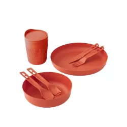 Набір посуду Sea to Summit Passage Dinnerware Set, 1P, 7 Piece, Spicy Orange (STS ACK037051-120820) - Robinzon.ua