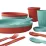 Набір посуду Sea to Summit Passage Dinnerware Set, 2P, 14 Piece, Spicy Orange/Aqua Sea Blue (STS ACK037051-122123) - 2 - Robinzon.ua