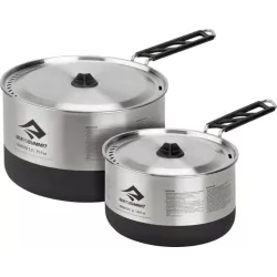 Набір посуду Sigma Pot Set 2.0 від Sea To Summit, Silver (STS AKI5009-03121808) - Robinzon.ua