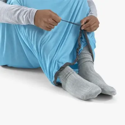 Вкладиш в спальник Sea to Summit Breeze Sleeping Bag Liner, Insect Shield - Mummy w/ Drawcord - S, Turkish Tile Blue (STS ASL031081-191606) - 2 - Robinzon.ua