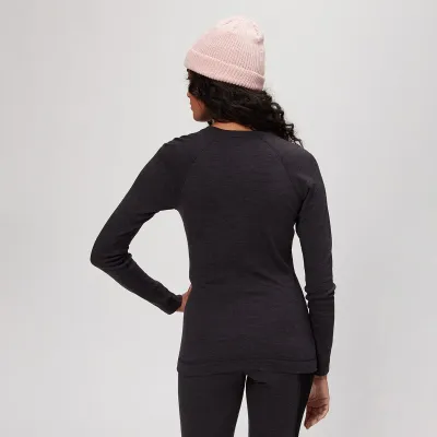 Жіноча кофта Smartwool Women's Merino 250 Baselayer Crew Boxed, Capri Blue Heather, р.M (SW SW016370.382-M) - 4 - Robinzon.ua
