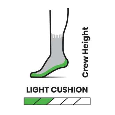 Шкарпетки чоловічі Smartwool Classic Hike Light Cushion Crew, Light Gray, XL (SW SW012900.039-LX) - 1 - Robinzon.ua