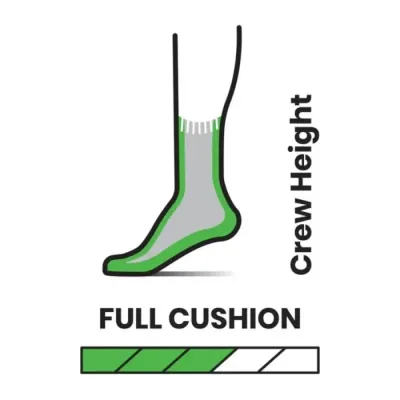Шкарпетки жіночі Smartwool Women's Hike Full Cushion Crew, Medium Gray, M (SW SW001574.052-M) - 1 - Robinzon.ua