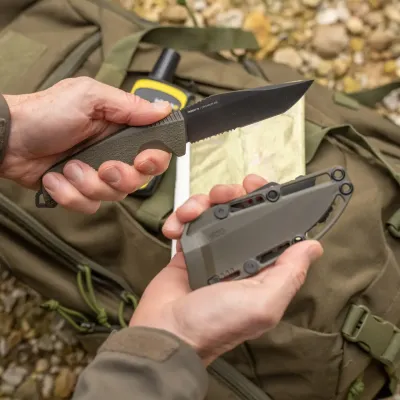 Нож SOG Trident FX, OD Green/Partaily Serrated (SOG 17-12-04-57) - 7 - Robinzon.ua