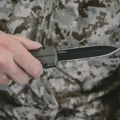 Розкладний ніж SOG Pentagon OTF, Flat Dark Earth (SOG 15-61-02-57) - 7 - Robinzon.ua