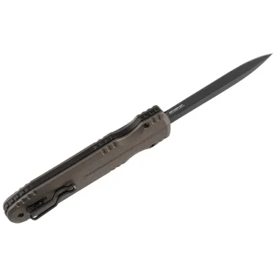 Розкладний ніж SOG Pentagon OTF, Flat Dark Earth (SOG 15-61-02-57) - 2 - Robinzon.ua
