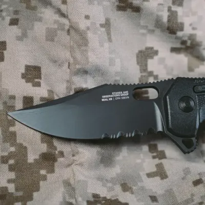 Нож Раскладной SOG SEAL XR, Partially Serrated (SOG 12-21-05-57) - 7 - Robinzon.ua