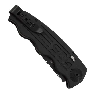 Раскладной Нож SOG Tac Ops, Black Micarta ( SOG TO1011-BX) - 2 - Robinzon.ua