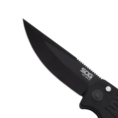 Раскладной Нож SOG Tac Ops, Black Micarta ( SOG TO1011-BX) - 4 - Robinzon.ua