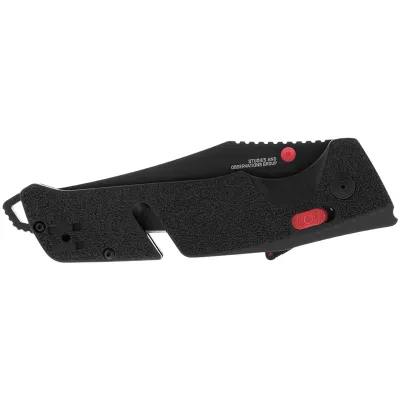 Розкладний ніж SOG Trident AT, Black/Red/Partially Serrated (SOG 11-12-02-41) - 7 - Robinzon.ua