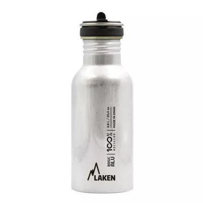 Бутылка для воды LAKEN Basic Alu Bottle 0,6L Стальной - Robinzon.ua