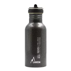 Бутылка для воды LAKEN Basic Alu Bottle 0,6L Граффит - Robinzon.ua