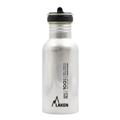 Пляшка для води LAKEN Basic Alu Bottle 0,6L Графіт - 1 - Robinzon.ua