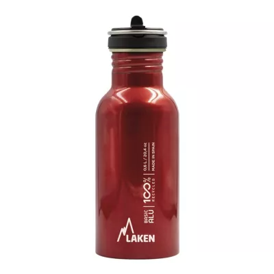 Бутылка для воды LAKEN Basic Alu Bottle 0,6L Красный - Robinzon.ua