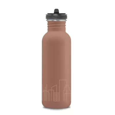 Бутылка для воды LAKEN Basic Steel Bottle Drinklife 0,75L Коричневый - Robinzon.ua