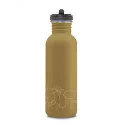 Бутылка для воды LAKEN Basic Steel Bottle Drinklife 0,75L Зеленый - Robinzon.ua
