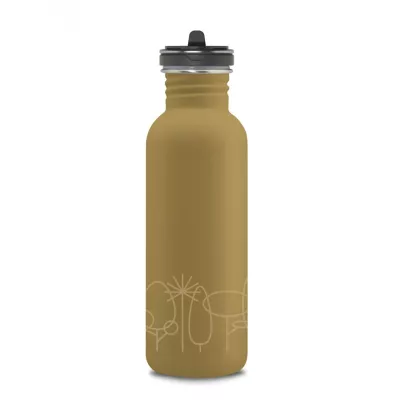 Бутылка для воды LAKEN Basic Steel Bottle Drinklife 0,75L Зеленый - Robinzon.ua