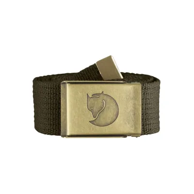 Пояс FJALLRAVEN Canvas Brass Belt 4 cm Темно-синій - 1 - Robinzon.ua