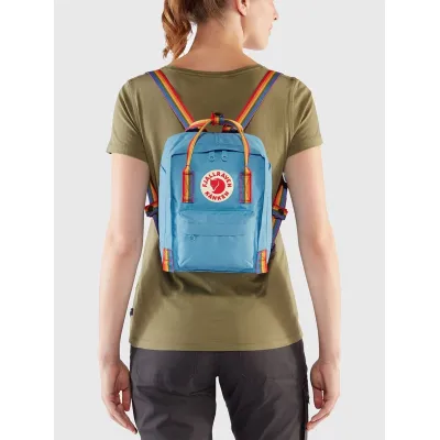 Рюкзак FJALLRAVEN Kanken Rainbow Mini Оранжевый - 8 - Robinzon.ua