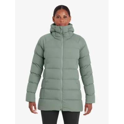 Городской женский зимний пуховик Montane Female Tundra Hoodie, Eucalyptus, XS/8/34 (5056237085865) - 1 - Robinzon.ua
