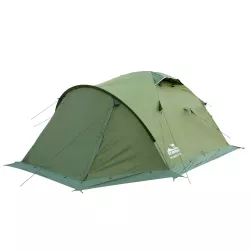 Палатка Tramp Mountain 4 (V2) Зеленая - Robinzon.ua