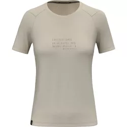 Футболка женская Salewa EAGLE POEM DRY T-SHIRT W 28913 7260 - 40/34 (XS) - бежевый - Robinzon.ua