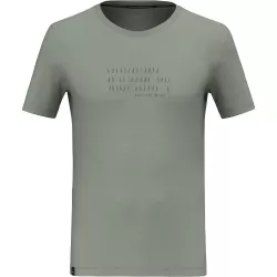 Футболка мужская Salewa EAGLE POEM DRY T-SHIRT M 28912 5130 - 48/M - серый - Robinzon.ua