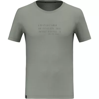 Футболка мужская Salewa EAGLE POEM DRY T-SHIRT M 28912 5130 - 54/2X - серый - Robinzon.ua