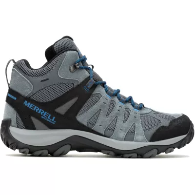 Ботинки мужские Merrell ACCENTOR 3 MID WP rock/blue - 41 - серый/синий - Robinzon.ua