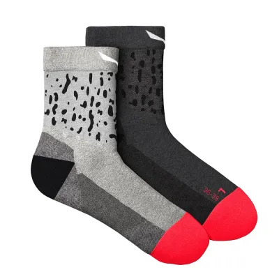 Шкарпетки жіночі Salewa MTN TRN SAL AM W QRT SOCK 69025 1501 - 39-41 - бордовий - 2 - Robinzon.ua
