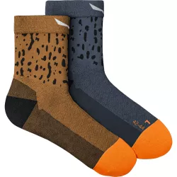 Носки мужские Salewa MTN TRN SAL AM M QRT SOCK 69028 8101 - 42-44 - синий/коричневый - Robinzon.ua