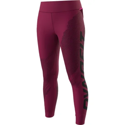 Брюки Dynafit ULTRA GRAPHIC LON TIGHTS W 71441 6212 - S - бордовий - 1 - Robinzon.ua